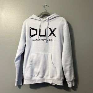 White DUX hoodie